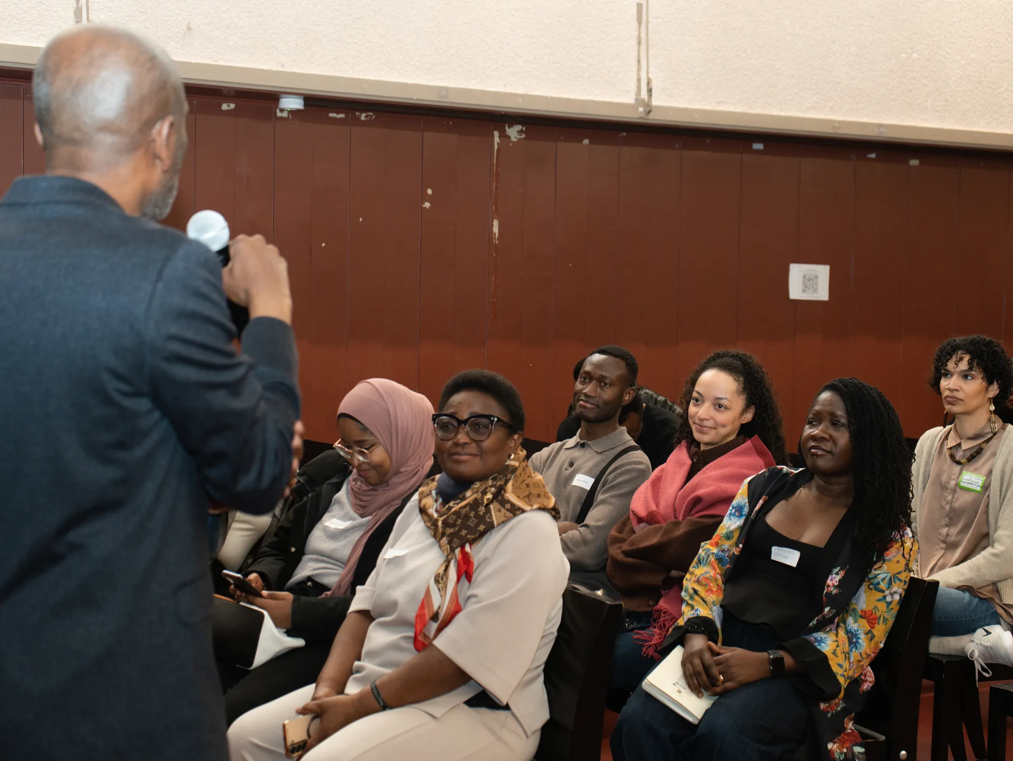 Dr. Akeem Sule giving a workshop on Hip-Hop for mental health.